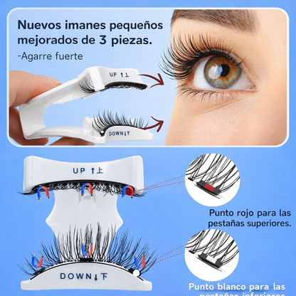 Pestañas magneticas